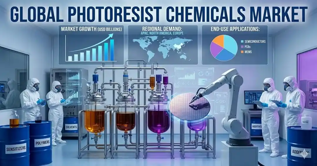 Photoresist Chemicals Market expected to reach USD 7.60 billion by 2031
