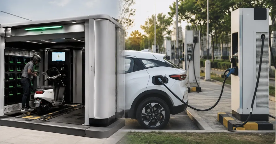 Battery Swapping vs. Fast Charging: Which Model Will Lead India's EV Market?