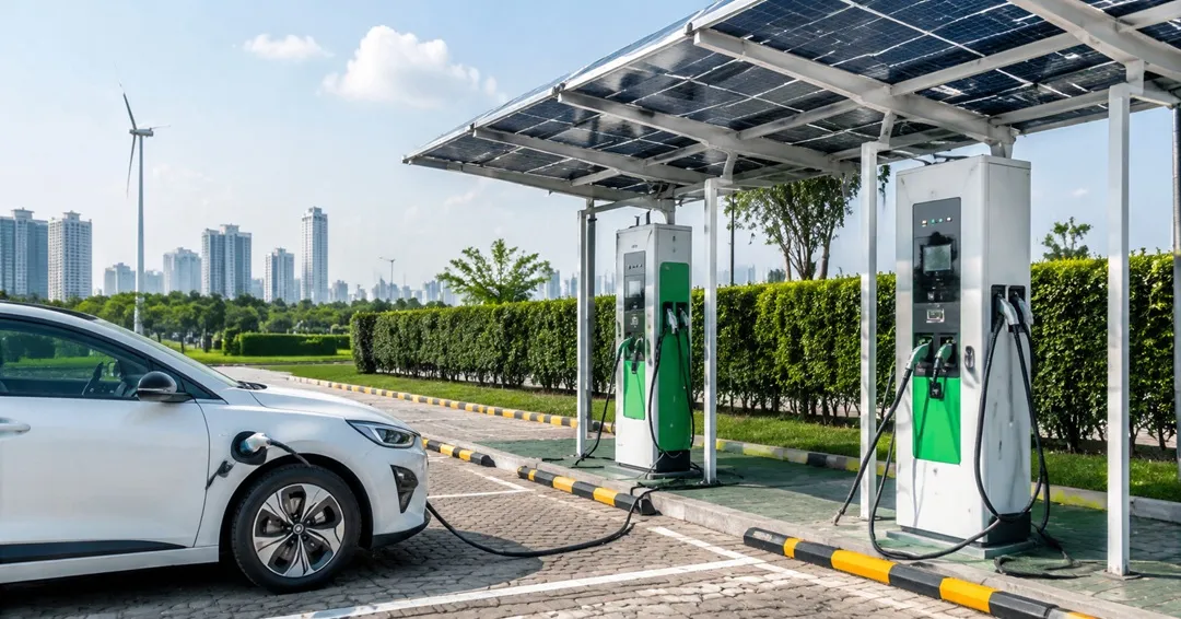 The Future of Solar-Powered EV Charging Stations in India