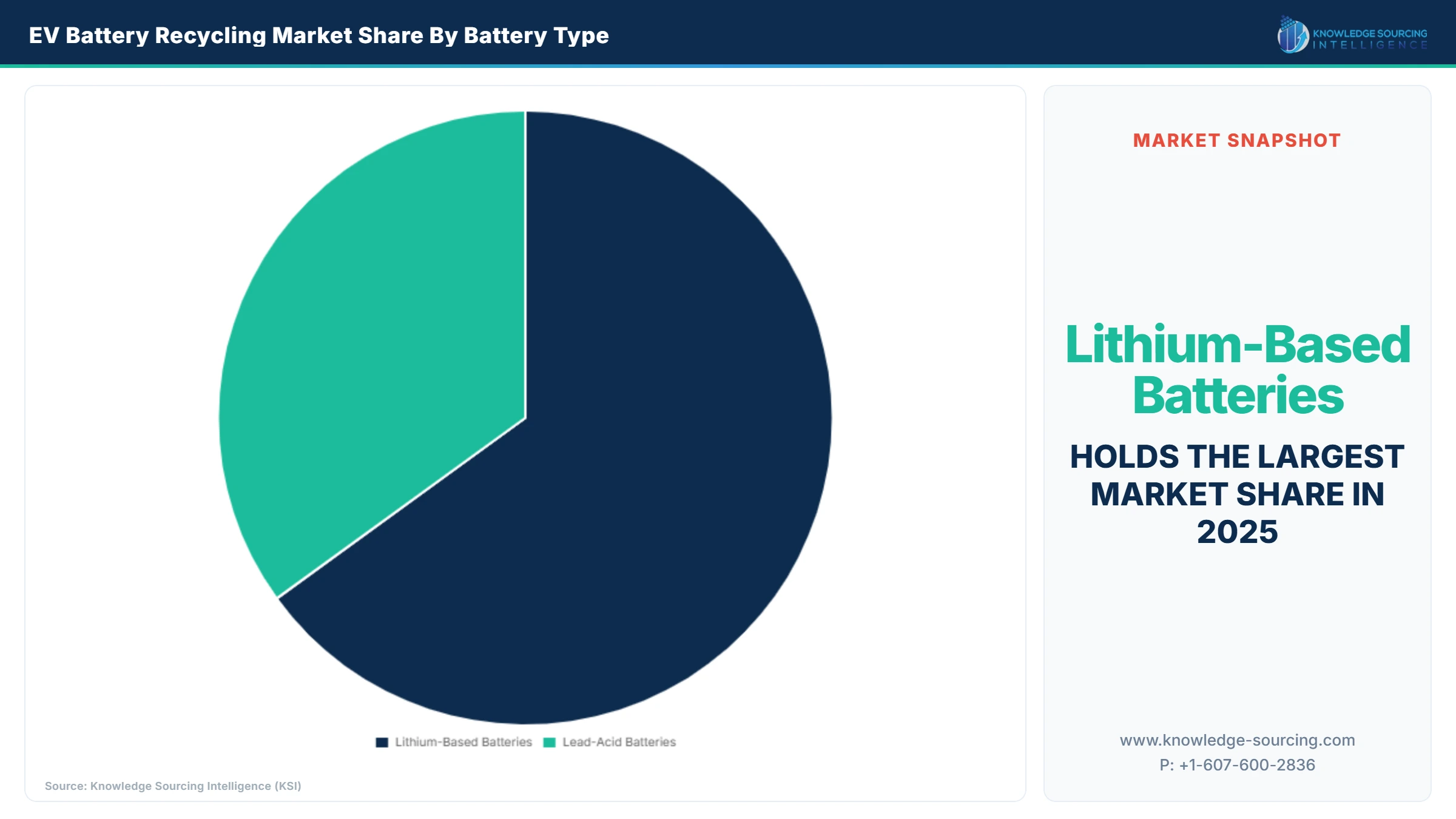 EV Battery Recycling Market Share